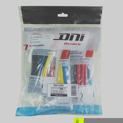 Kit Espaguetes Termo-Retráteis Ø 4, 6 e 8mm 45 un. DNI DNI5100