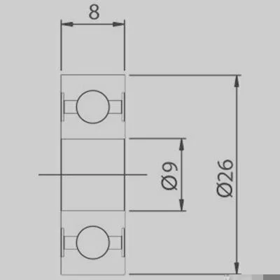 Rolamento de Esferas GAUSS GR629