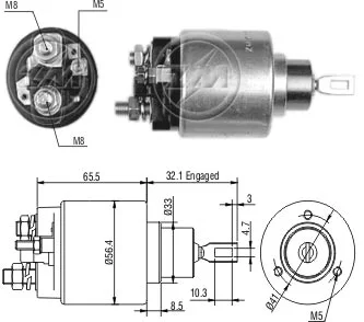 Relé de Partida ZM 677 ZM 677