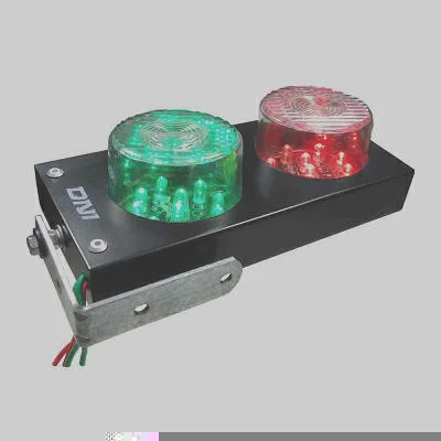 Semáforo Sinalizador Preto c/ LEDs Bivolt 127/220V p/ Garagens DNI DNI6975