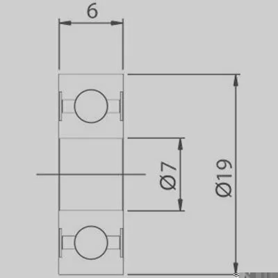 Rolamento de Esferas GAUSS GR607