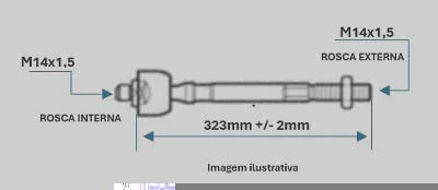 BRAÇO AXIAL DAYCO DSS4315