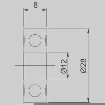 Rolamento de Esferas GAUSS GR6001