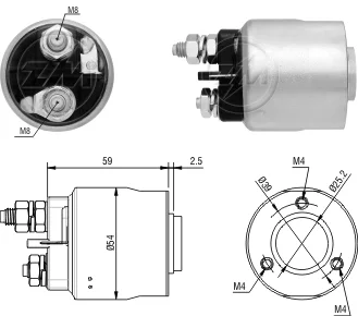 Relé de Partida ZM 1-493 ZM 1493