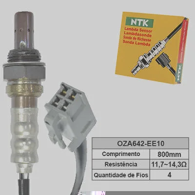Sensor de Oxigênio NTK OZA642-EE10