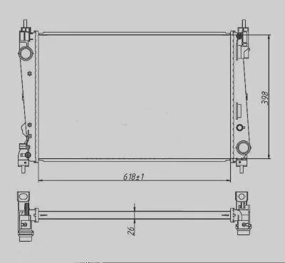 Radiador MAGNETI MARELLI RMM1003HFT