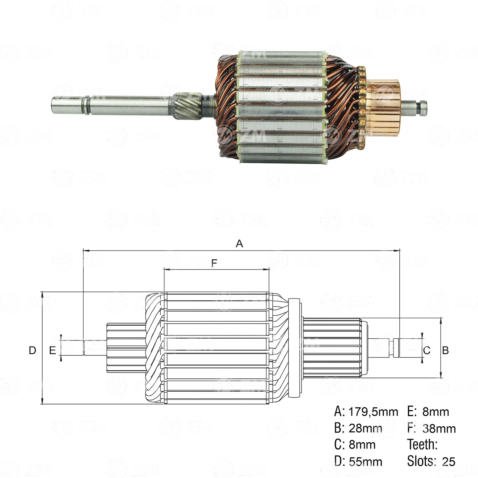 Induzido ZM 83.381.05 ZM 8338105