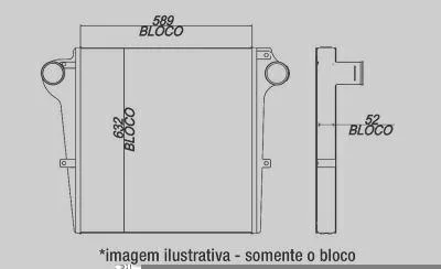 Bloco Para Intercooler MAGNETI MARELLI 90401MM