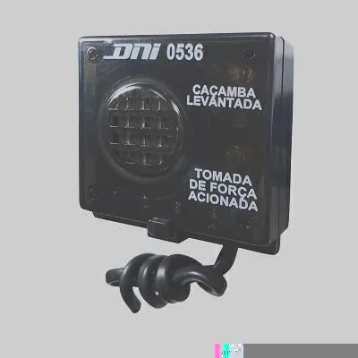 Alarme Módulo Audiovisual Caçamba c/ Tomada de Força Bivolt DNI DNI0536