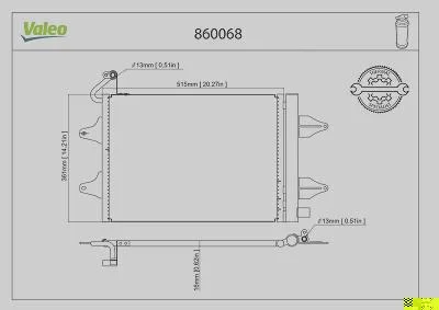 Condensador VALEO 860068