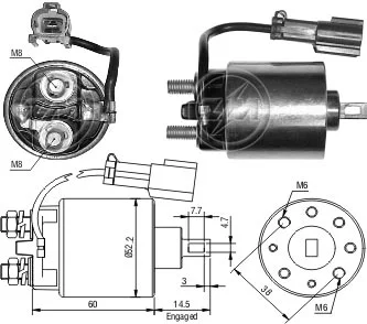 Relé de Partida ZM 1-717 ZM 1717