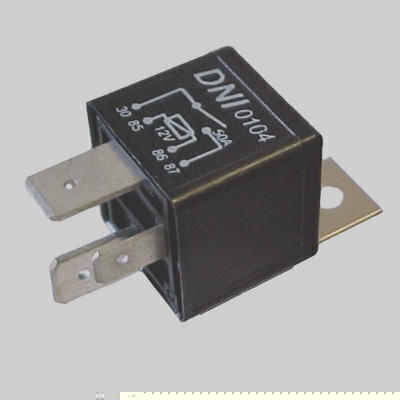 Relé Auxiliar Uso Geral 12V 4 Terminais (2 Largos) DNI DNI0104