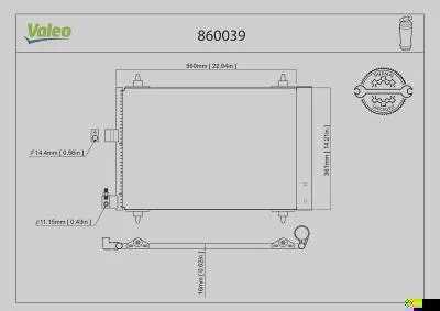 Condensador VALEO 860039