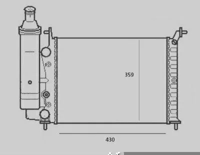 Radiador MAGNETI MARELLI RMM1005HFT