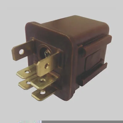 Relé Auxiliar c/ Resistor GM / Nissan / Subaru / Isuzu 12V 6 Term. DNI DNI8103