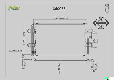 Condensador VALEO 860035