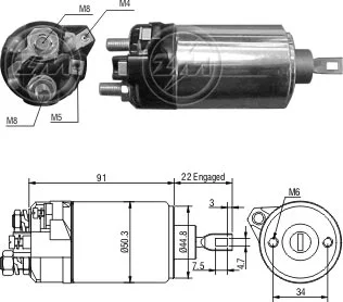 Relé de Partida ZM 625 ZM 625