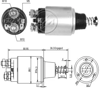 Relé de Partida ZM 537 ZM 537