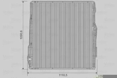 Radiador de Resfriamento VALEO 733550