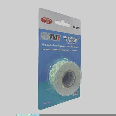 Fita Dupla Face Espuma Tipo Bananinha 1,5m