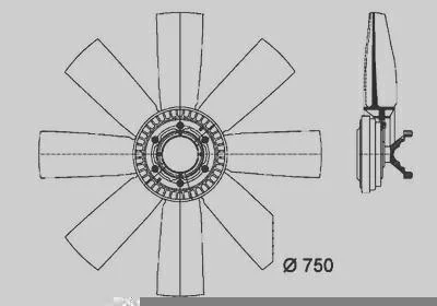 Visco-Fan MAGNETI MARELLI 88863MM