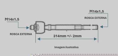 BRAÇO AXIAL DAYCO DSS3168