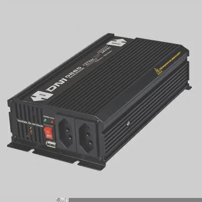 Inversor 24V p/ 110VAC 1000W Senoidal 2 Tom 1 USB DNI DNI0885