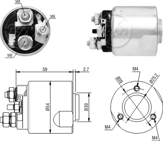 Relé de Partida ZM 5-495 ZM 5495