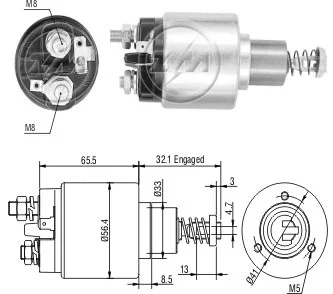 Relé de Partida ZM 676 ZM 676