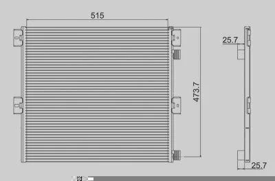 Condensador MAGNETI MARELLI R7992001MM