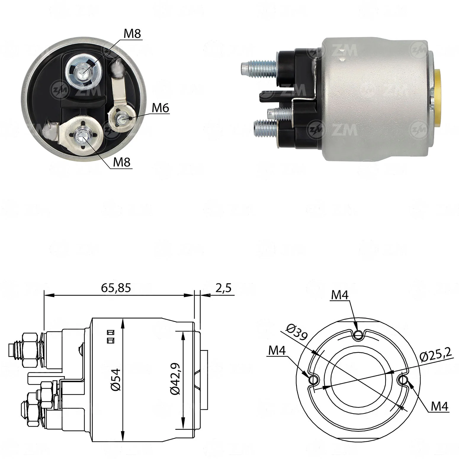 Relé de Partida ZM 5-590 ZM 5590