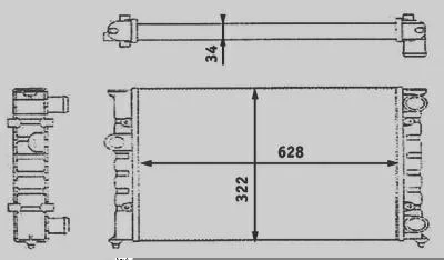 Radiador MAGNETI MARELLI RMM376713421