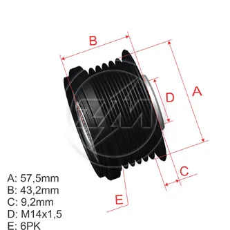 Polia OAP ZM 96.005.03 ZM 9600503