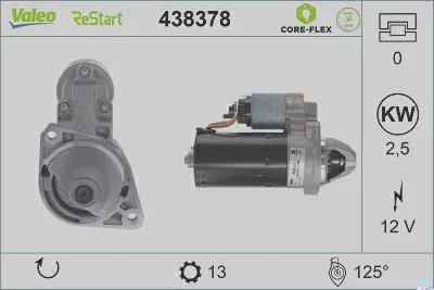 Motor de Partida VALEO 438378