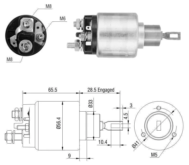 Relé de Partida ZM 473 ZM 473