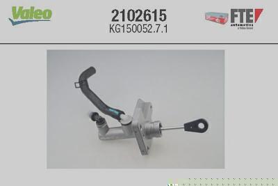 Cilindro Mestre VALEO 2102615
