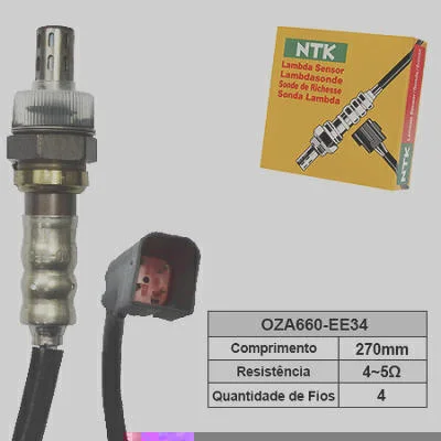 Sensor de Oxigênio NTK OZA660-EE34