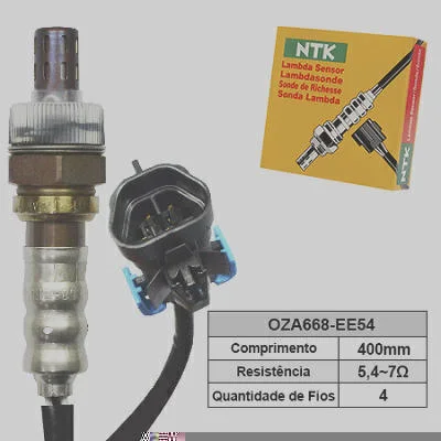 Sensor de Oxigênio NTK OZA668-EE54