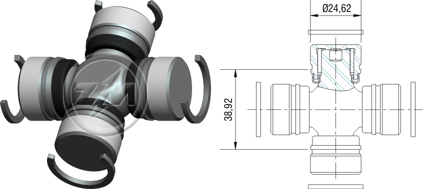 ZM 35.002.11 - Cruzeta ZM 3500211
