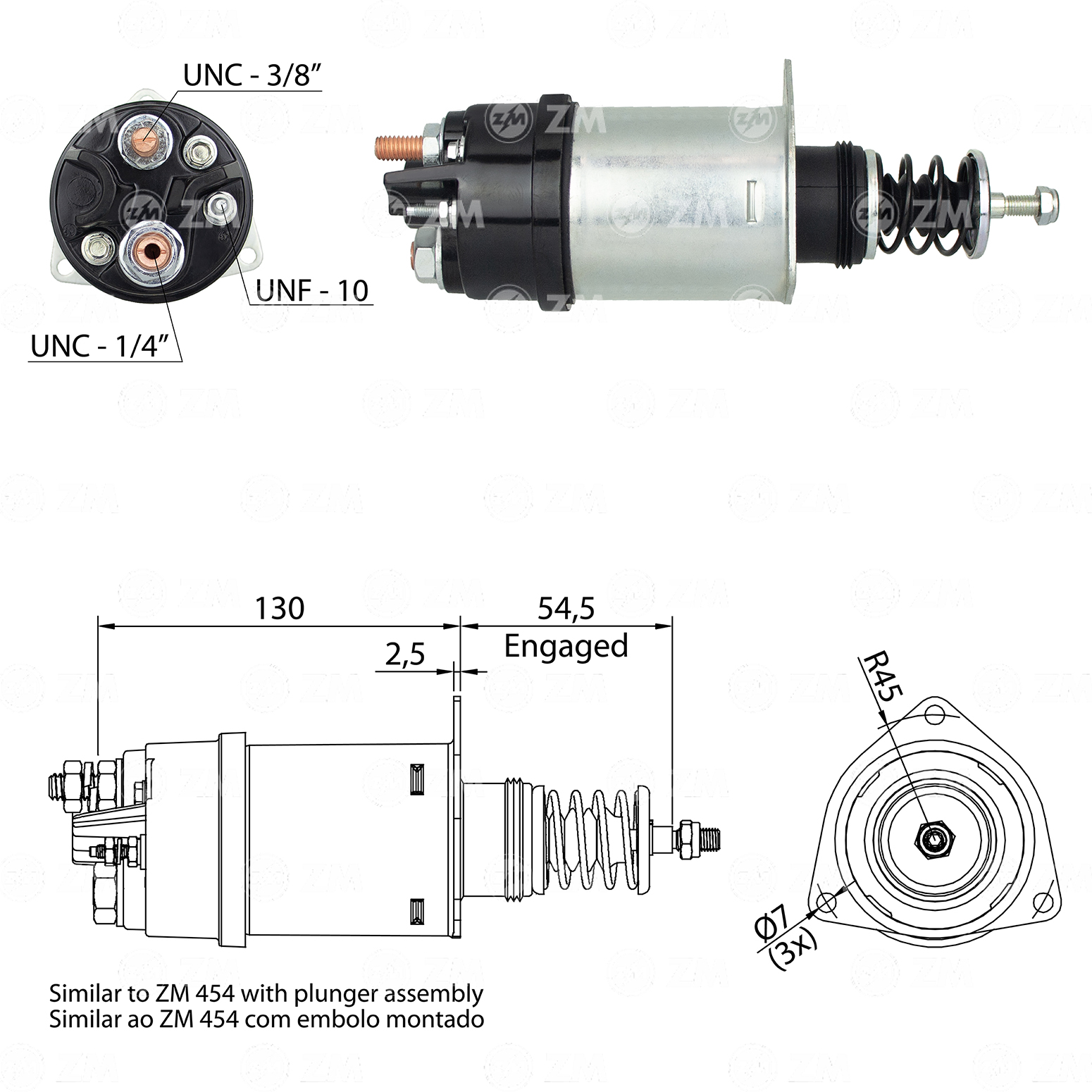 Relé de Partida ZM 354 ZM 354