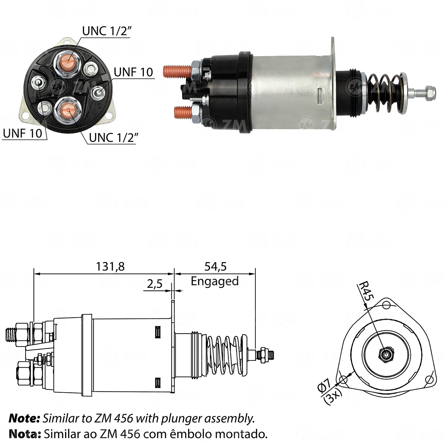 Relé de Partida ZM 356 ZM 356