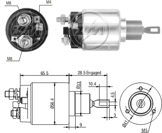 Relé de Partida ZM 3-674 ZM 3674