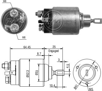 Relé de Partida ZM 373 ZM 373