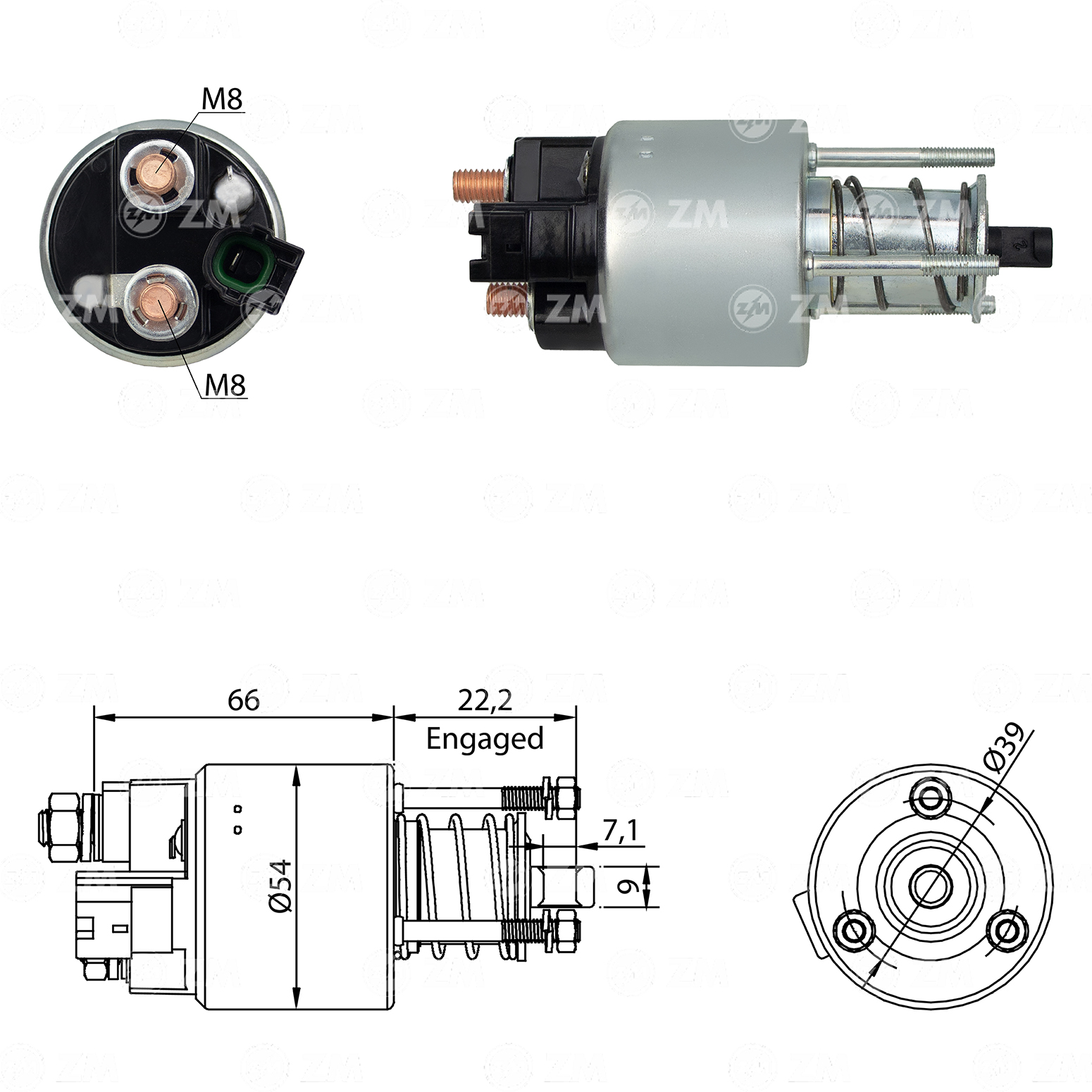 Relé de Partida ZM 397 ZM 397