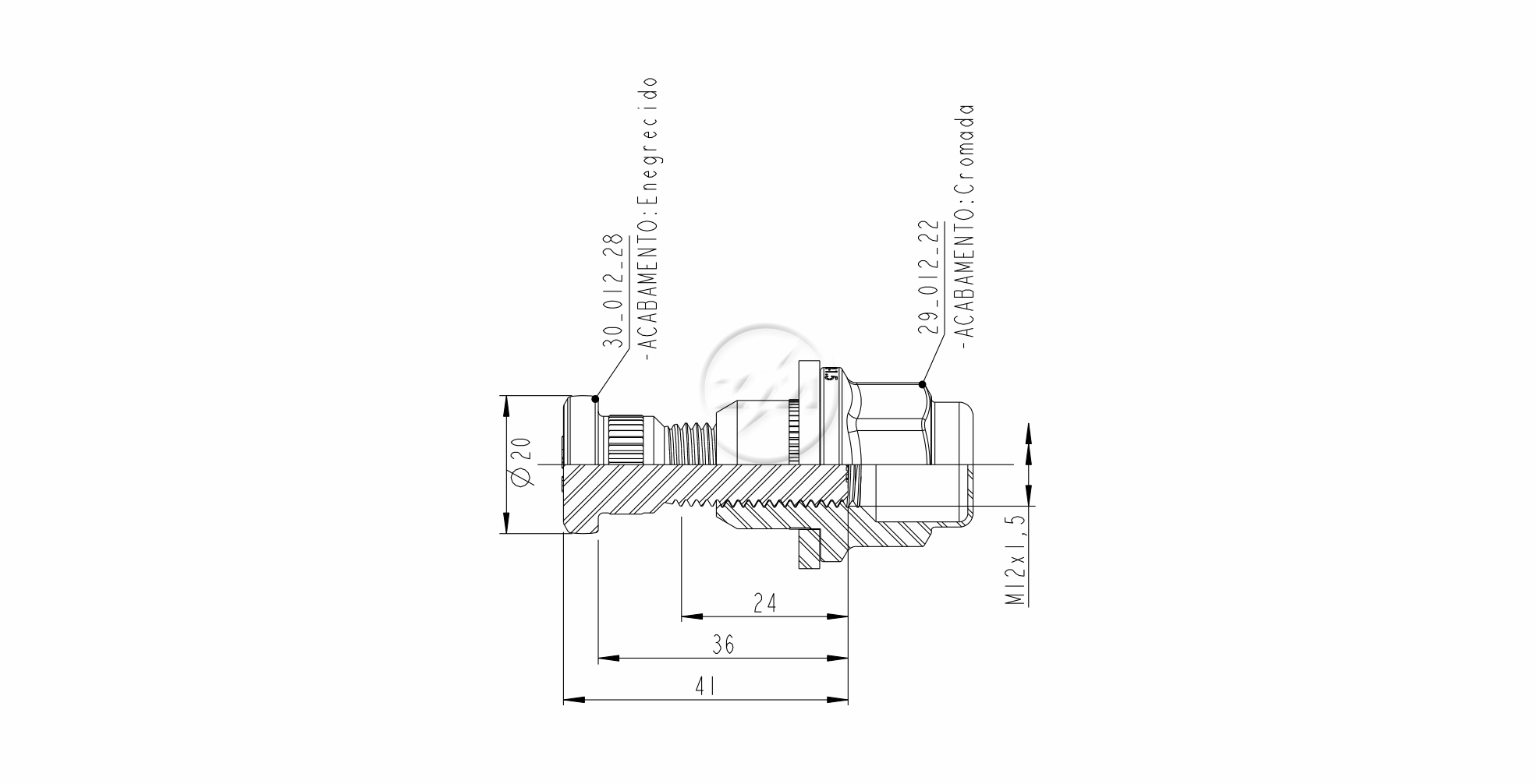 ZM 40.012.28 - Conjunto Parafuso de Roda - TRA
