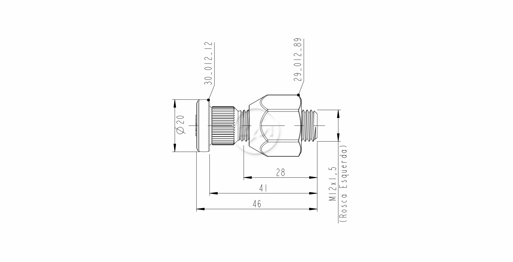 ZM 40.012.62 - Conjunto Parafuso de Roda - DIA/TRA