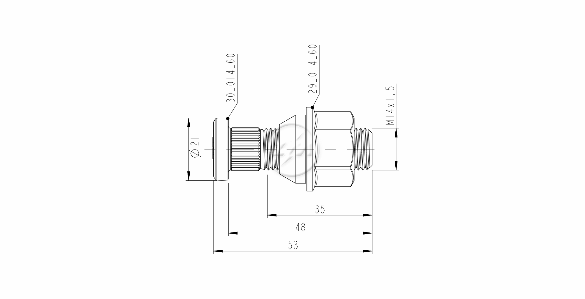 ZM 40.014.60 - Conjunto Parafuso de Roda - TRA