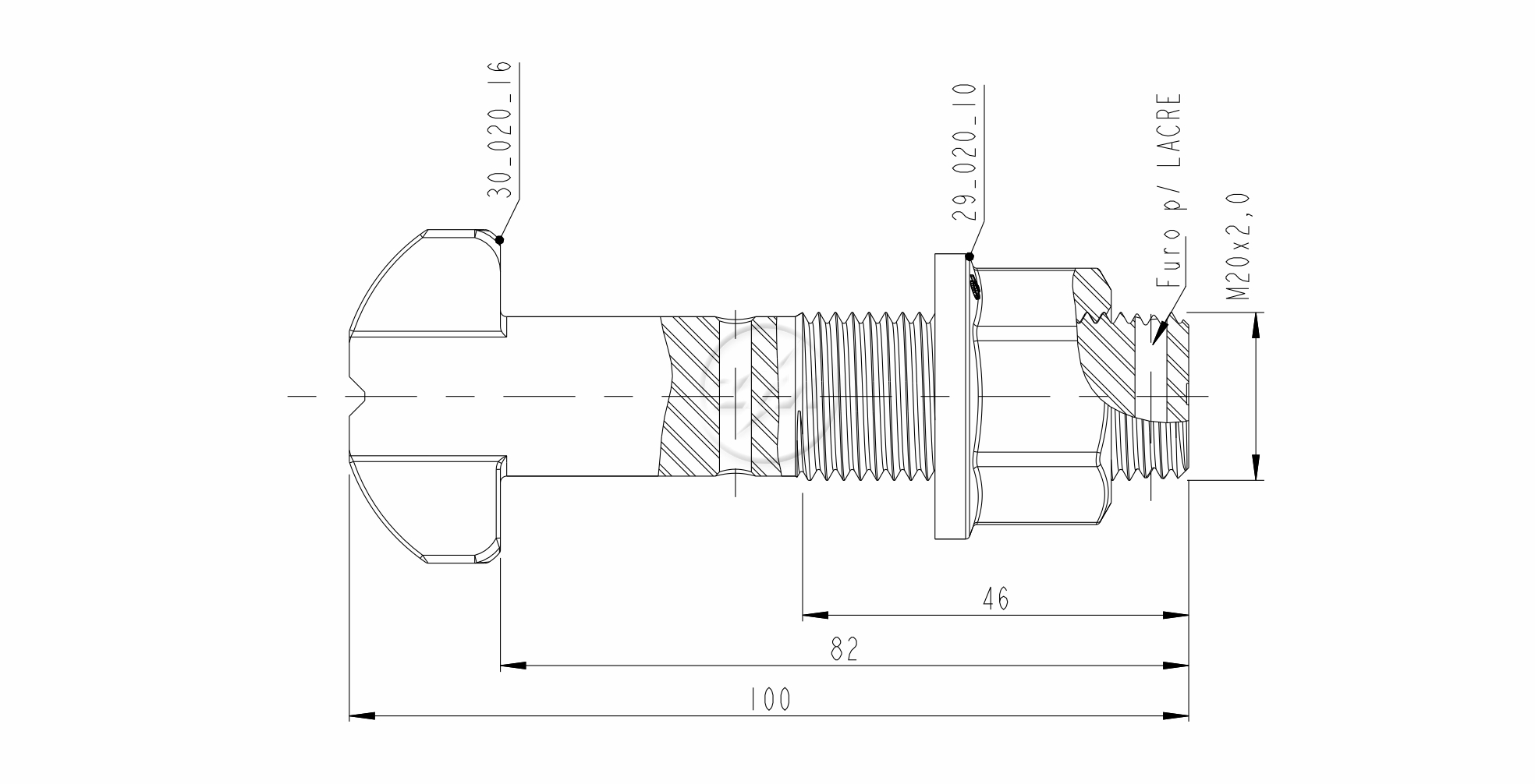 ZM 40.020.26 - Conjunto Parafuso de Roda