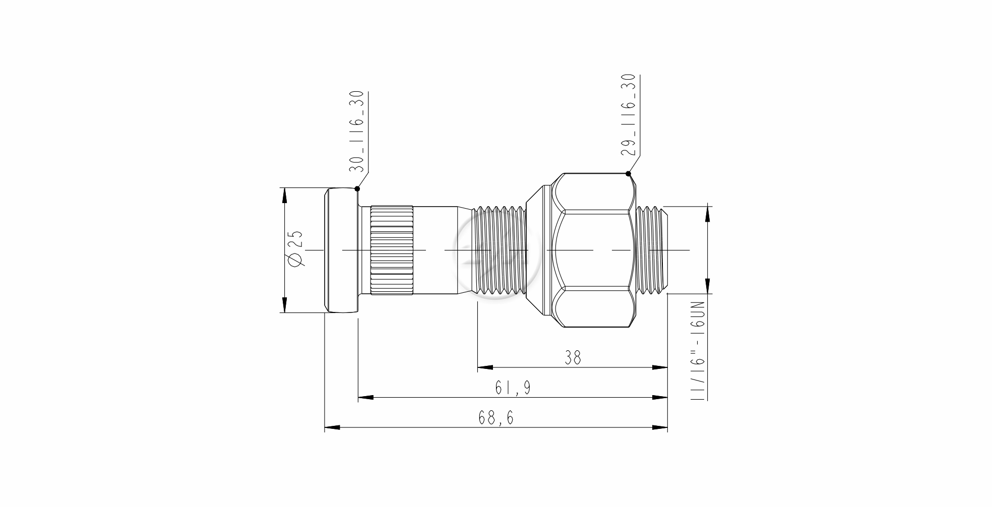ZM 40.116.30 - Conjunto Parafuso de Roda - TRA