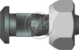 ZM 40.304.22 - Conjunto Parafuso de Roda - DIA ZM 4030422